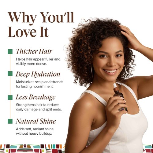 Kreyol Essence - Haitian Black Castor Oil for Skin and Hair, Glass Bottle - Cold Pressed, Hexane Free, Fuller-Looking Hair, Natural Humectant, Mango Papaya & Coconut, 3.4 Fl Oz