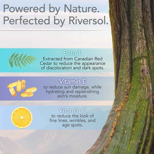 Riversol Anti-Aging Face Serum | Dermatologist-Developed w/Vitamin C | Brightens Skin & Corrects Dark Spots | Reduces Wrinkles & Sun Damage | Sensitive Skin Safe | 2 fl oz