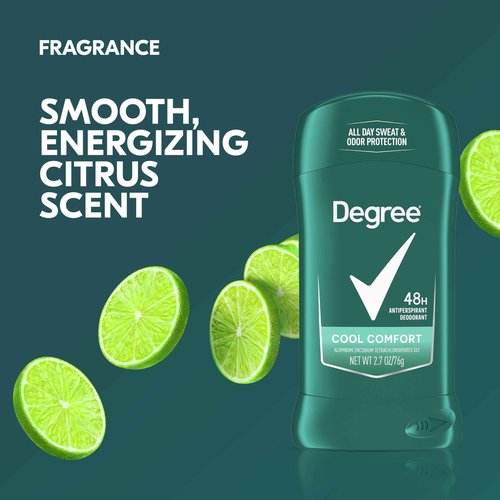 Degree Men Dry Protection Antiperspirant, Cool Comfort, 2.7 oz., Pack of 6