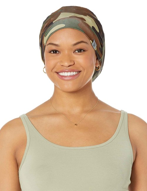 Fairy Black Mother Dreadlocks Locs Cap (Army Fatigue,Large)