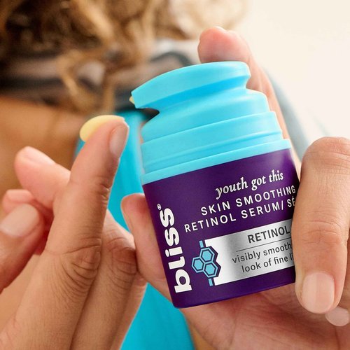 Bliss Retinol Serum Youth Got This Advanced Anti-Aging Formula - Reduces Fine Lines & Wrinkles - Dermatologist-Tested - Clinically Proven Results - Fragrance-Free & Vegan - 1 Fl Oz