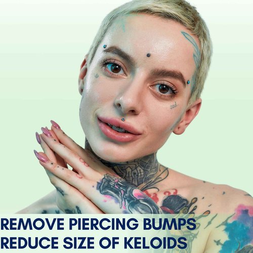 BodyJ4You Piercing Keloid Bump Removal - Natural Oil Piercing Bump Treatment - Nose Septum Belly Ear Cleaner Soothing Skin Recovery Solution - Safe Care New Piercing Reduce Scars - 4 x 0.33 Fl Oz