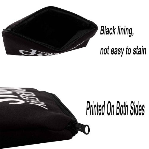 Don't Touch My Shit Makeup Bag Funny Zipper Pencil Pouch Makeup Essentials Bag (Touch My Shit)