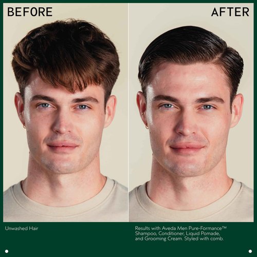 Aveda Men Pure-Formance Shampoo | Lightweight Conditioner for Men’s Hair | Adds Shine | Scalp Care, 10.1 Fl Oz