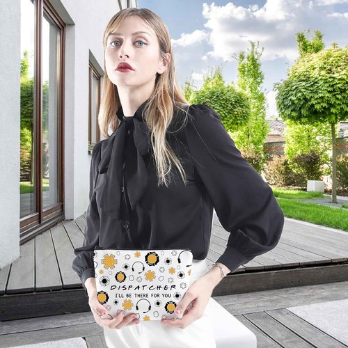 WCGXKO Dispatcher Gift Emergency Services Dispatcher Gift I'll Be There For You Zipper Pouch Makeup Bag (DISPATCHER)