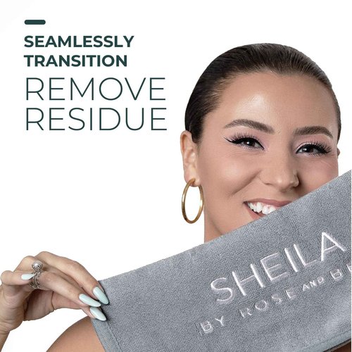 Rose and Ben Beauty Sheila Brush Towel for Brush Cleaning | Reusable, Hygienic