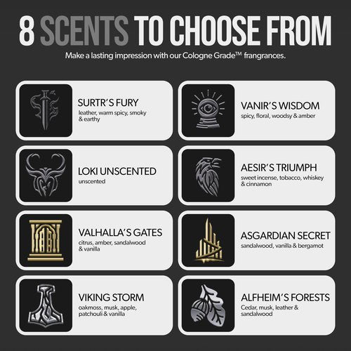 The Beard Struggle Tonic + Elixir Beard Oil Bundle - Silver Collection - Grooming Beard Oil - Softens, Moisturizers, and Strengthens Beard Growth - Pack of 2, Viking Storm