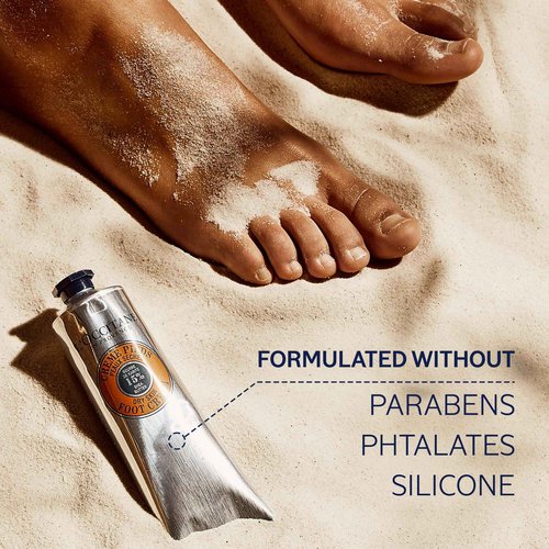 L'OCCITANE 15% Organic Shea Butter Foot Cream, Moisturizes, Soothes & Softens Feet, Repairs Cracked & Dry Heels, Fast Absorbing, Non-Greasy, Vegan