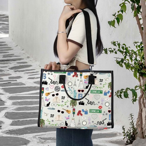 LEVLO Album Merchandise Cosmetic Makeup Bag - Fans Gift Song Tour Concert Merch Zipper Pouch Bag (13 x 22LT)