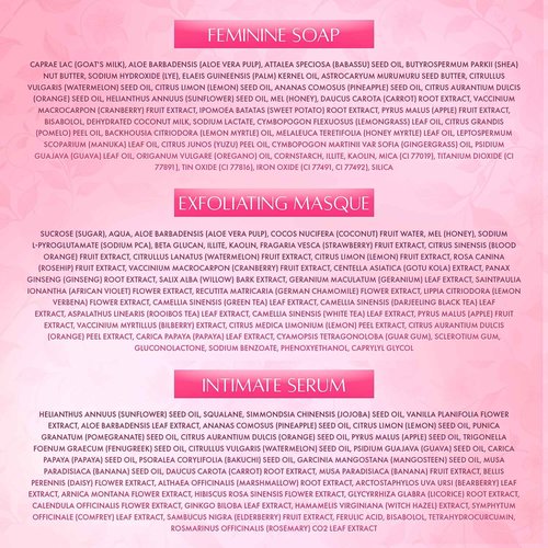 Epanouie Skin | Pretty Kitty Intimate Care | Premium Botanical Feminine Hygiene | Feminine Soap | Gentle Vulva Wash | Treats Odor + Inflammation