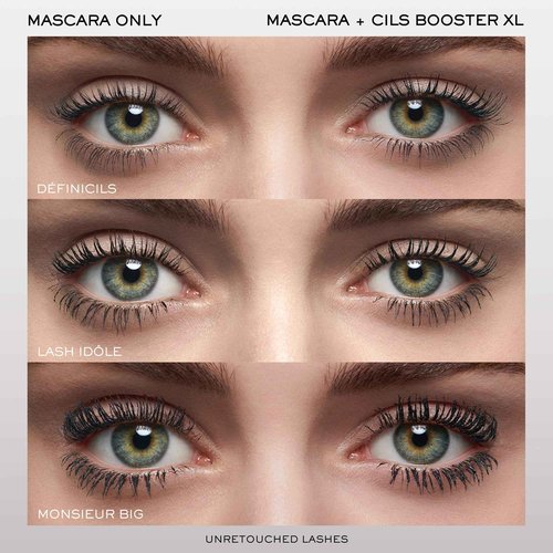 Lancôme Cils Booster XL Enhancing Mascara Primer & Définicils High Definition Black Mascara Duo - Lengthening & Priming Travel Size Makeup Set - For Conditioned, Defined & Natural-Looking Lashes