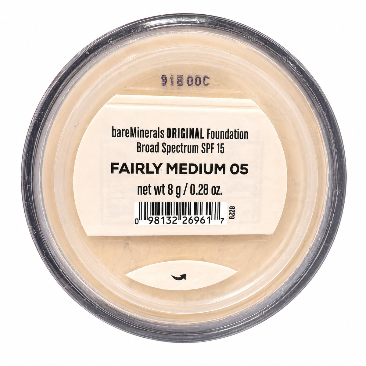BareMinerals Original SPF 15 Foundation Fairly Medium 05 0.28 Oz - Face Makeup