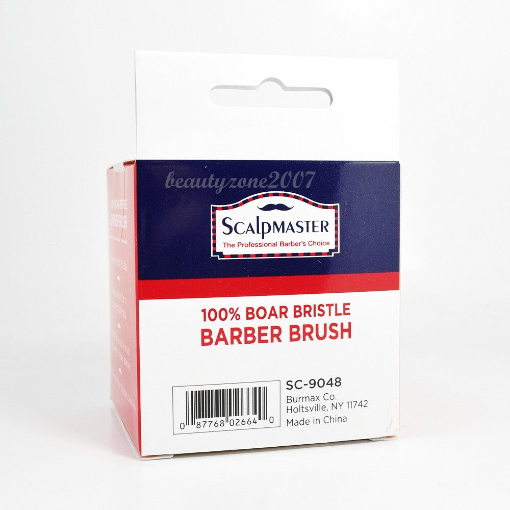 Boar Bristle Barber Brush - Knuckle Style Hairdressing Tool