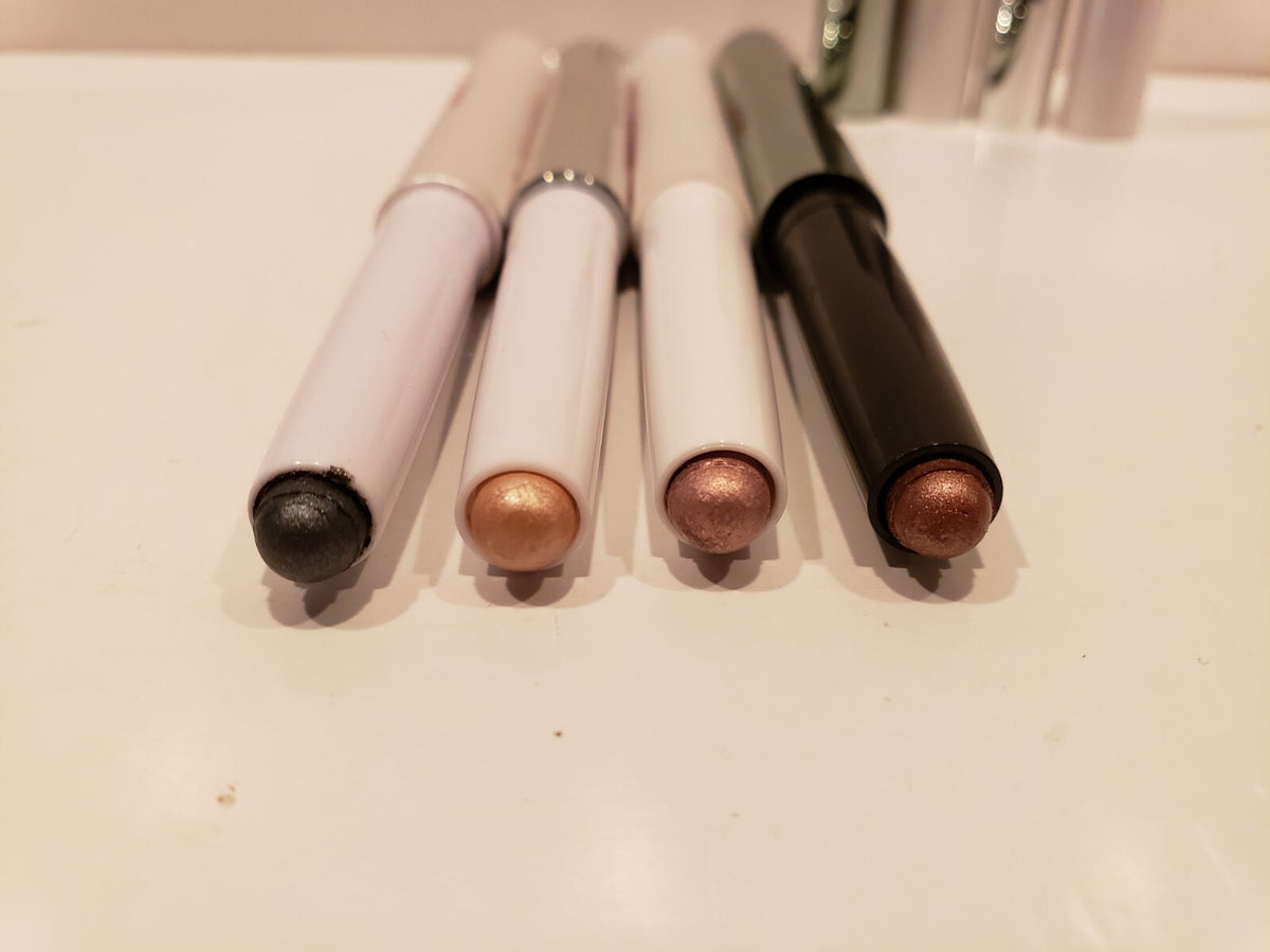 Eyeshadow Stick Set - Burnished Violet, Bliss, Gold Hour & Gun Metal, Full Size Makeup