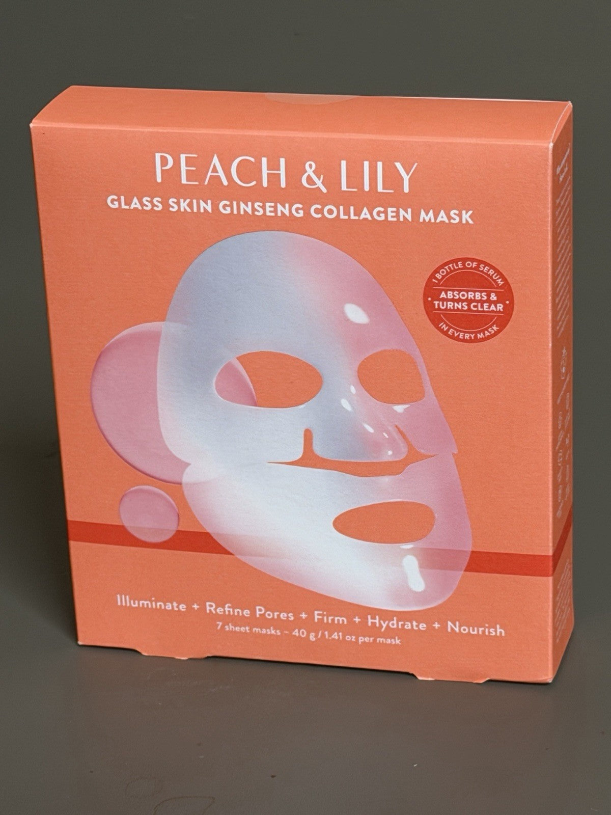 Glass Skin Ginseng Collagen Mask - Box of 7 Masks