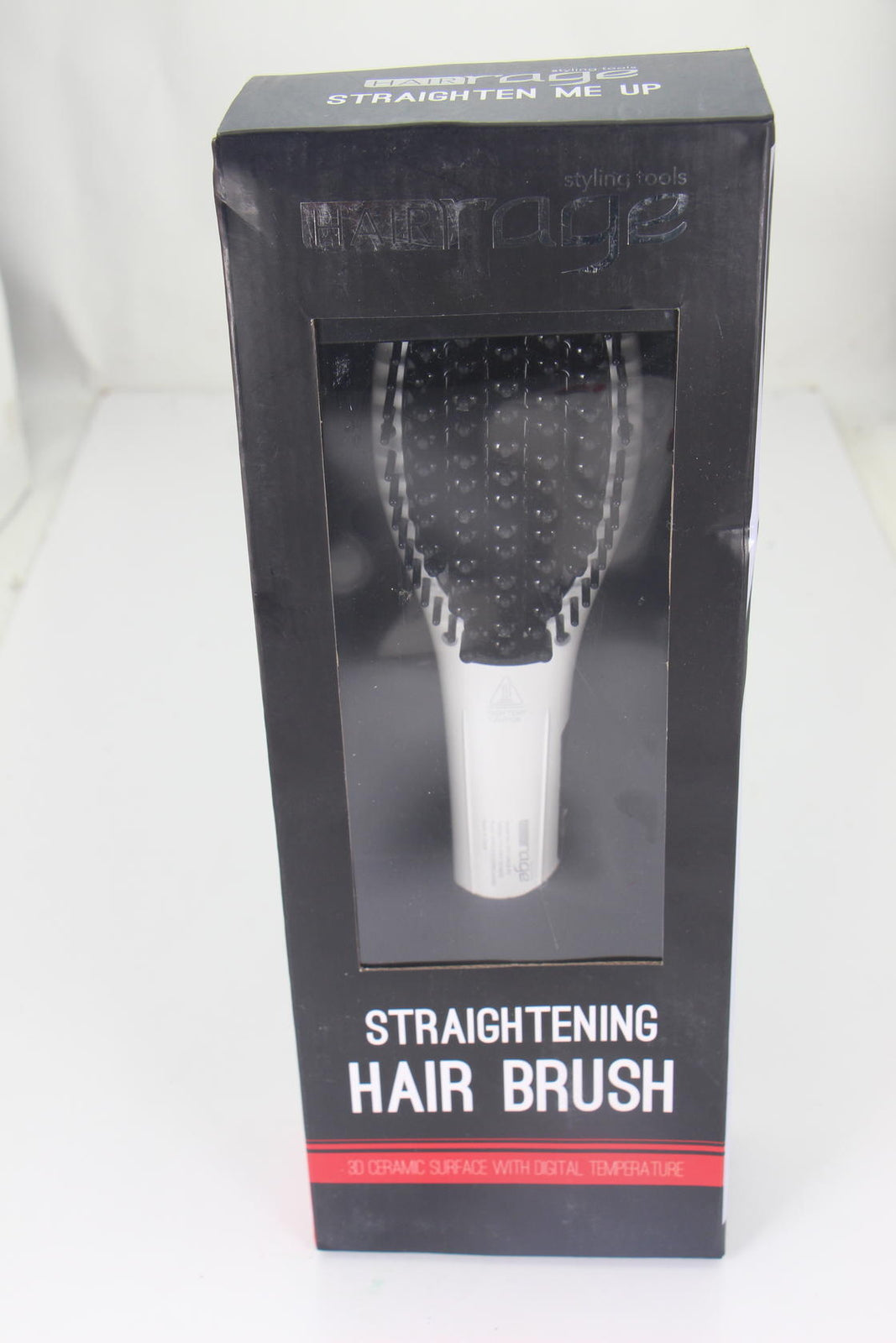 Hair Rage 3D Ceramic Pearl Straightening Hair Brush - U38D
