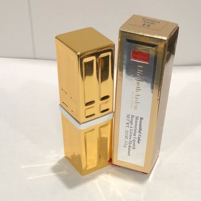 Moisturizing Lipstick Golden Nude - Long-Lasting Color & Soft Lips
