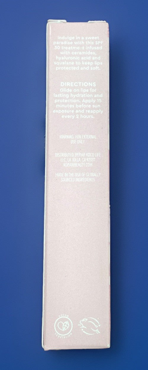 Lip Moisturizer with SPF 30 Pink Strawberry 0.52 Oz - Hydrating Lip Balm