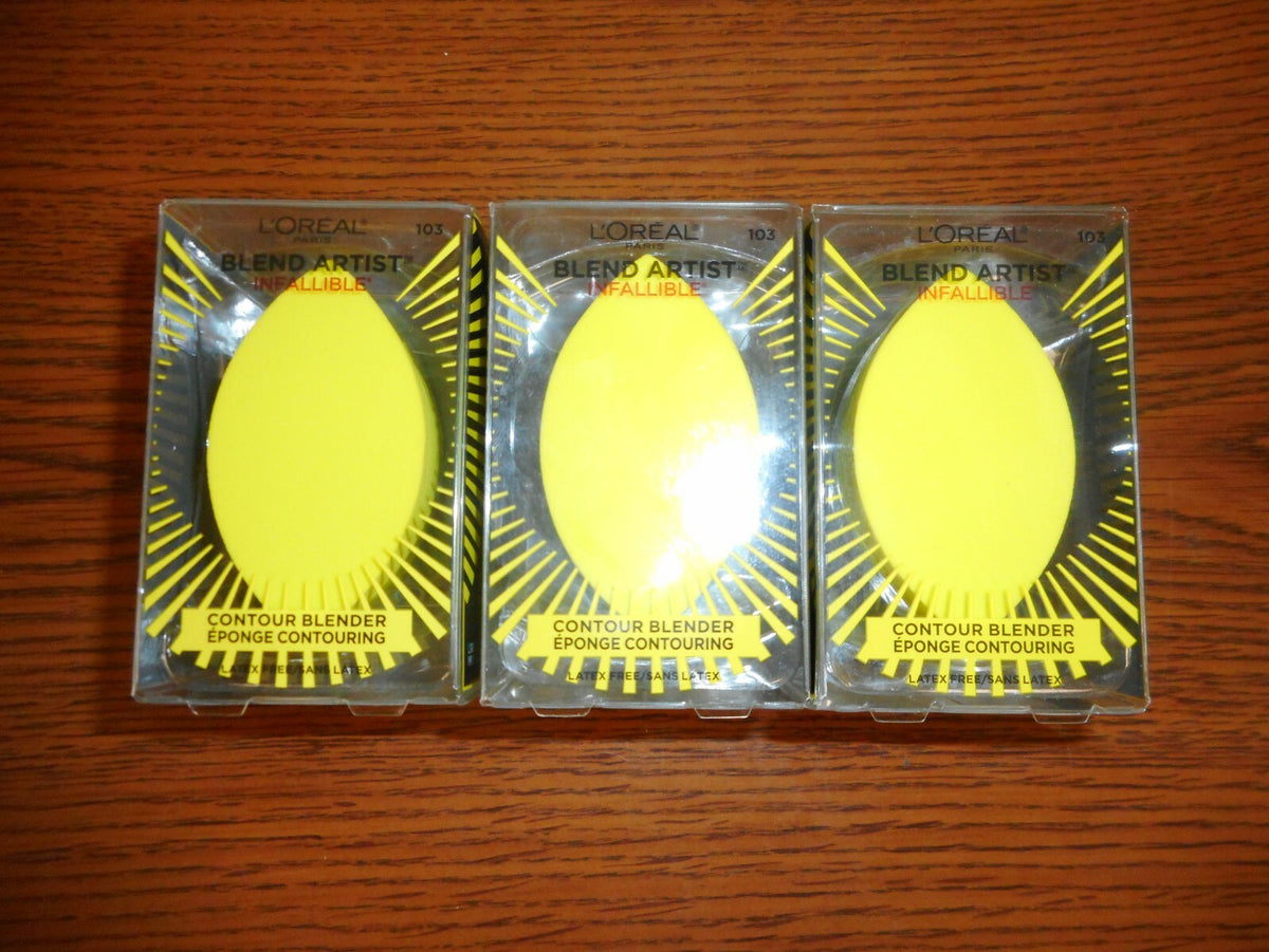 Lot of 2 Contour Blenders Makeup Sponges - Infallible Blend Artist 103