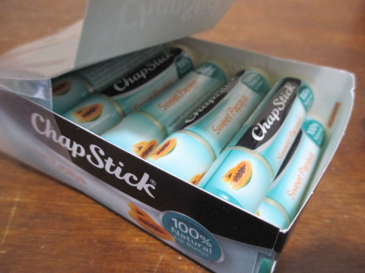 Lip Balm Set - Natural Sweet Papaya Flavored Moisturizer Bulk Tubes