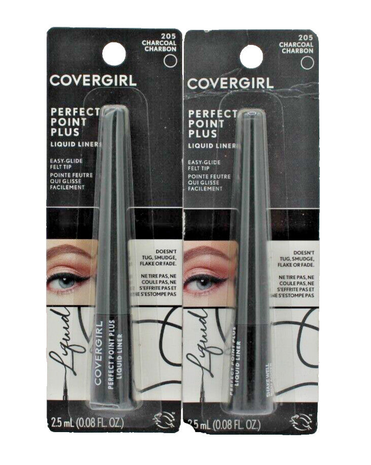 Liquid Eyeliner Pen - Waterproof Black Makeup 2 Pack