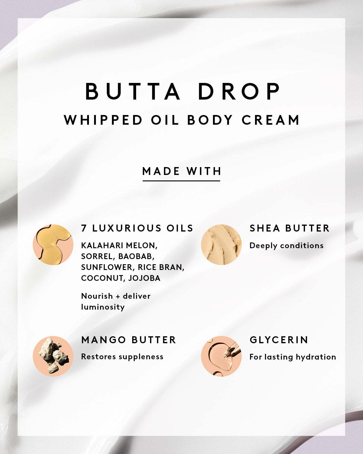 Butta Drop Shimmering Whipped Oil Body Cream 6.7 oz