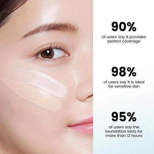 Color Changing Foundation for Mature Skin - 12-Hour Long Wear