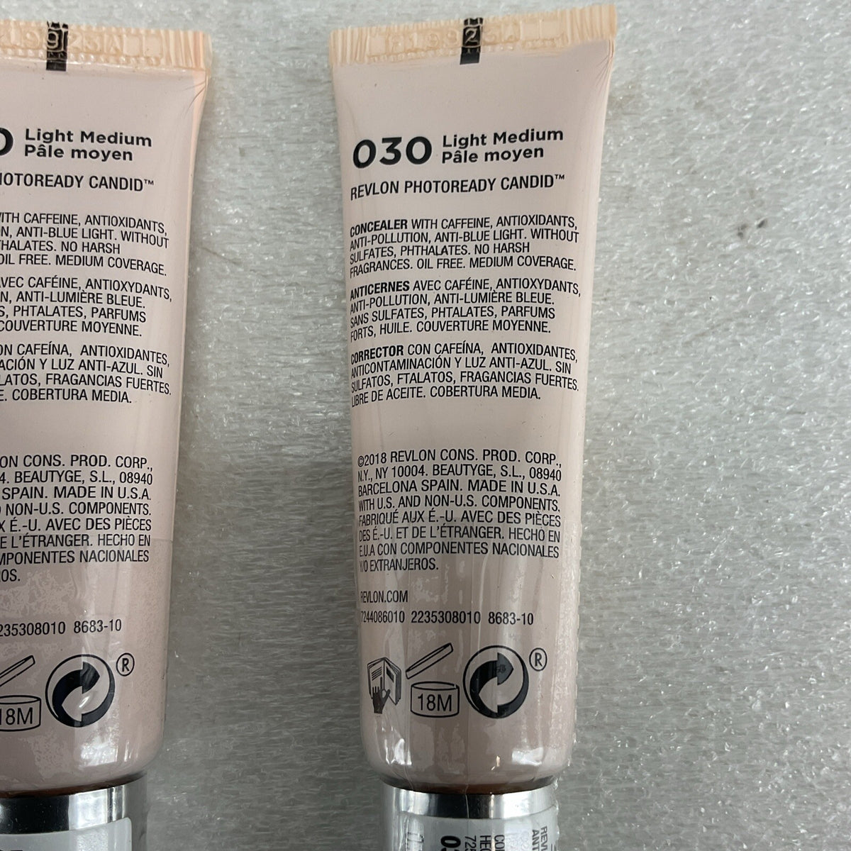 Revlon PhotoReady Candid Antioxidant Concealer 030 Light Medium New