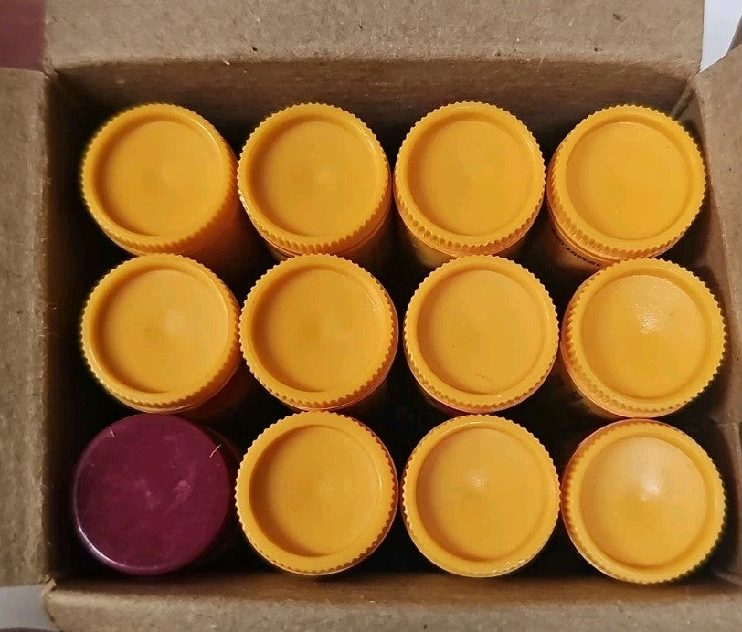 Burt's Bees Wild Cherry Lip Balm Tubes - 12 Pack, Sealed, Natural Moisturizer