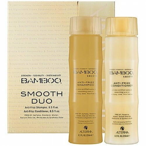 Alterna Bamboo Smooth Anti-Frizz Shampoo & Conditioner Duo - Hair Care Set