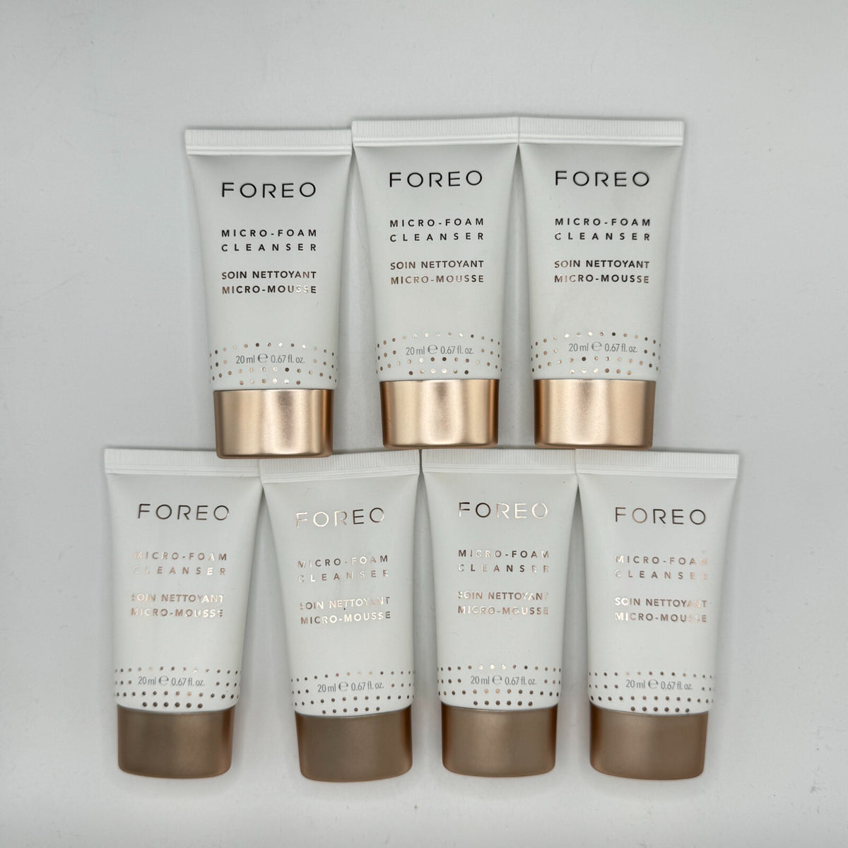 Travel Size Foam Face Wash 20ml x 7 Pack - Gentle Cleansing for Women