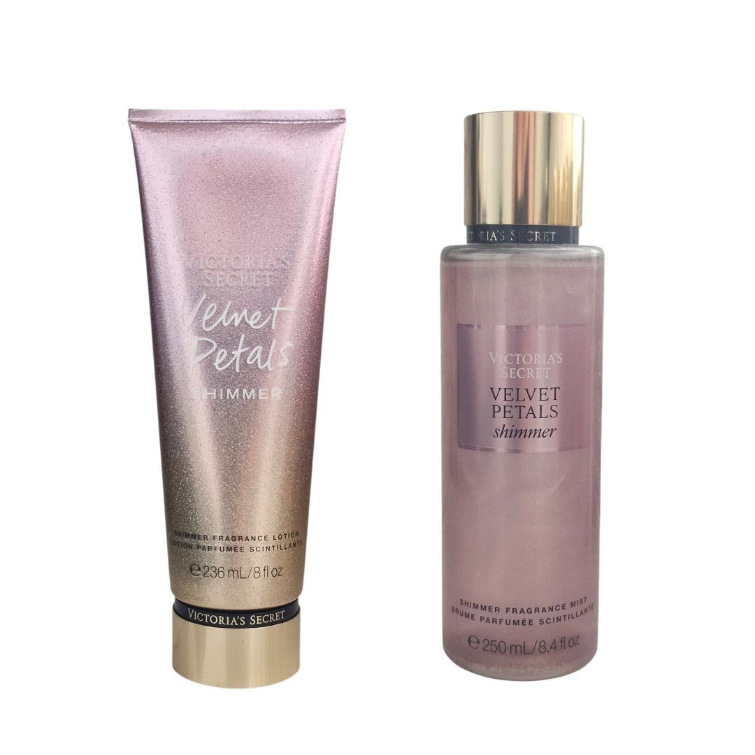 Victoria's Secret Velvet Petals Shimmer Fragrance Body Lotion 8