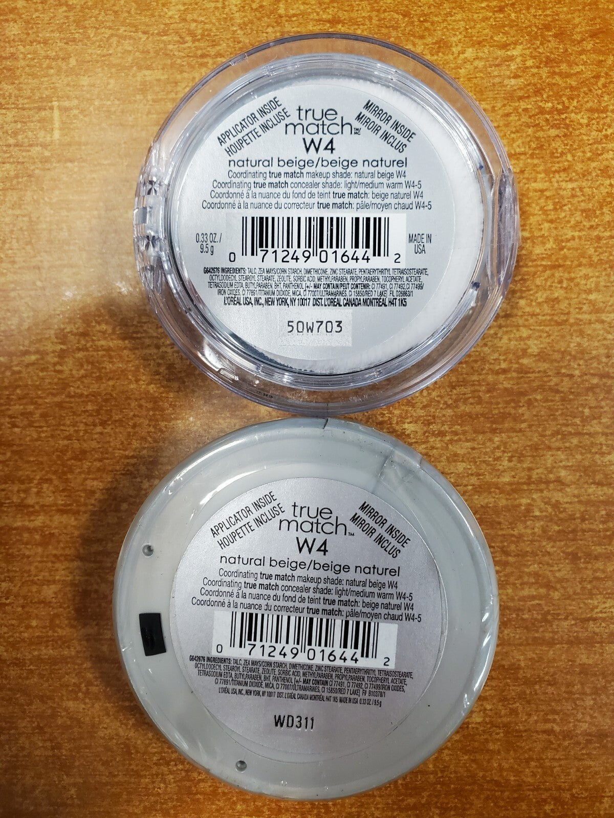 2 Pack L'Oréal True Match Super Blendable Powder W4 Light Medium
