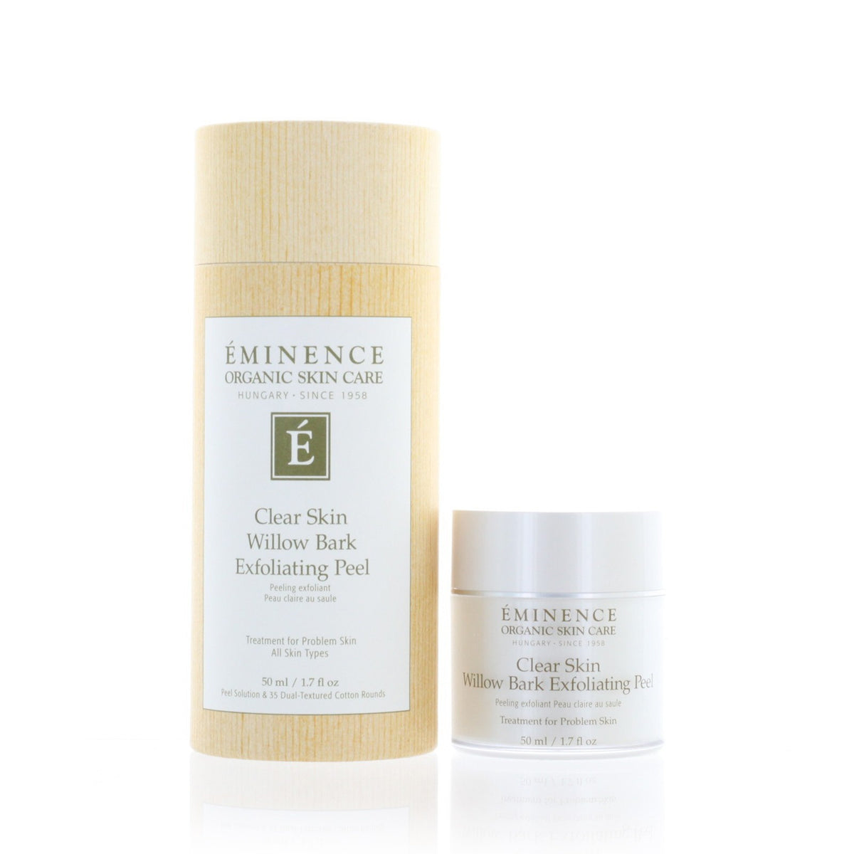 Eminence Clear Skin Willow Bark Exfoliating Peel 50ml - Deep Cleansing Treatment