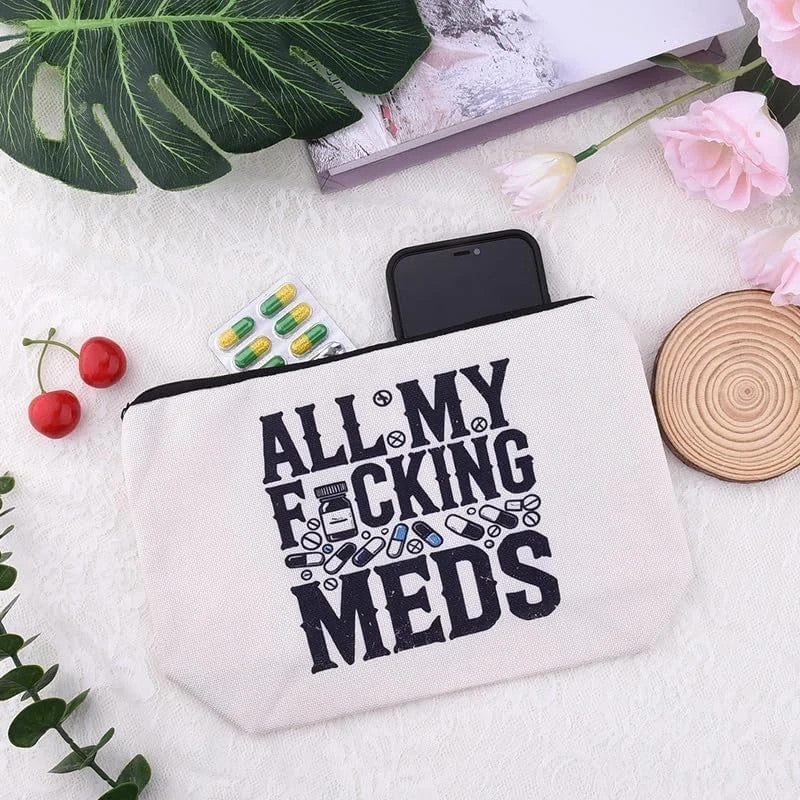 Personalized Makeup Bag with Waterproof Travel Case for Ladies