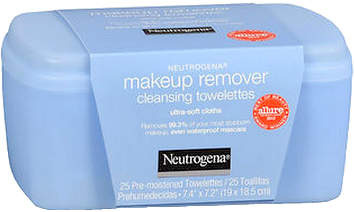 Makeup Remover Cloths 25 Count - Gentle, Pre-Moistened Face Wipes for Sensitive Skin