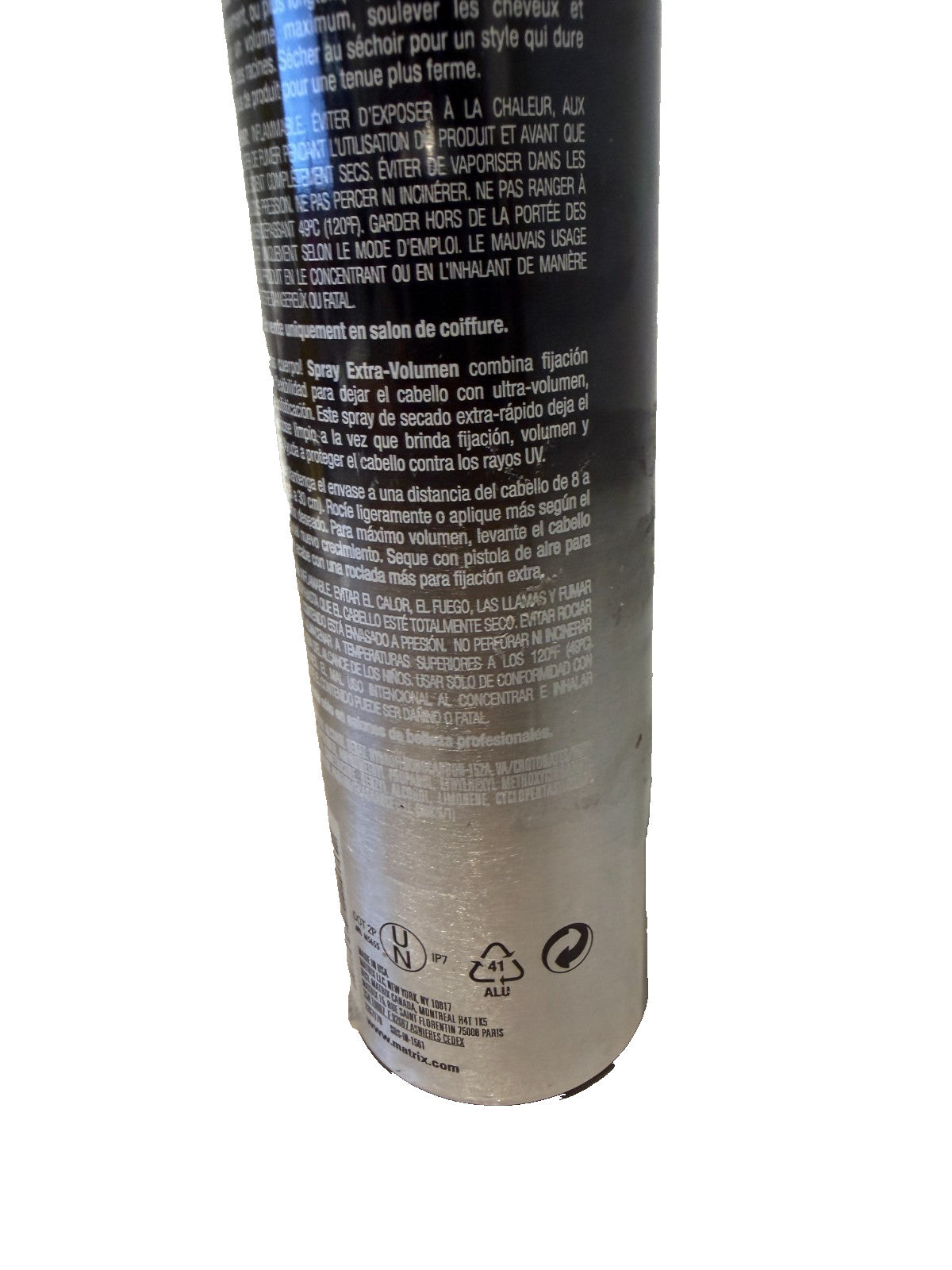 Matrix Vavoom Extra Full Hair Spray 11oz - Strong Hold & Freezing