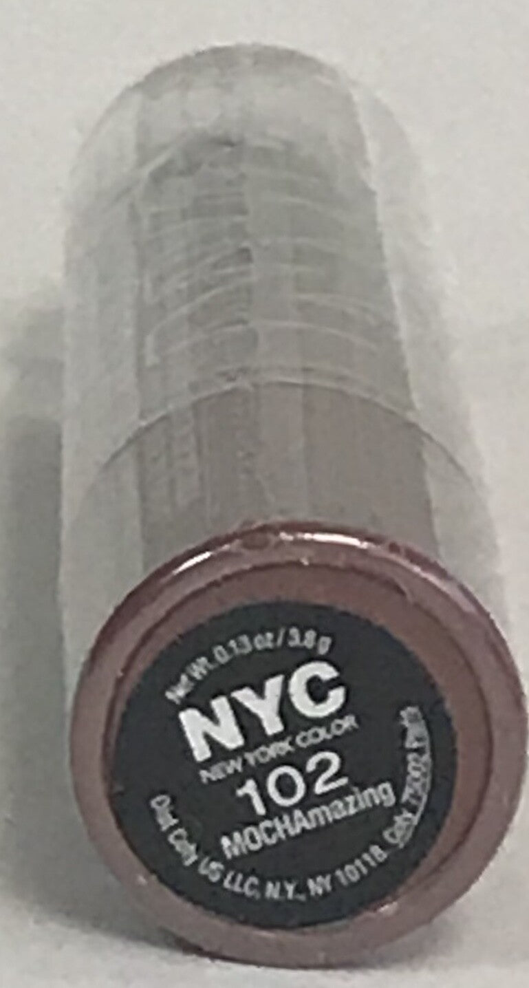 NYC Mochamazing Lip Color #102 - Sealed, Long-Lasting Lipstick