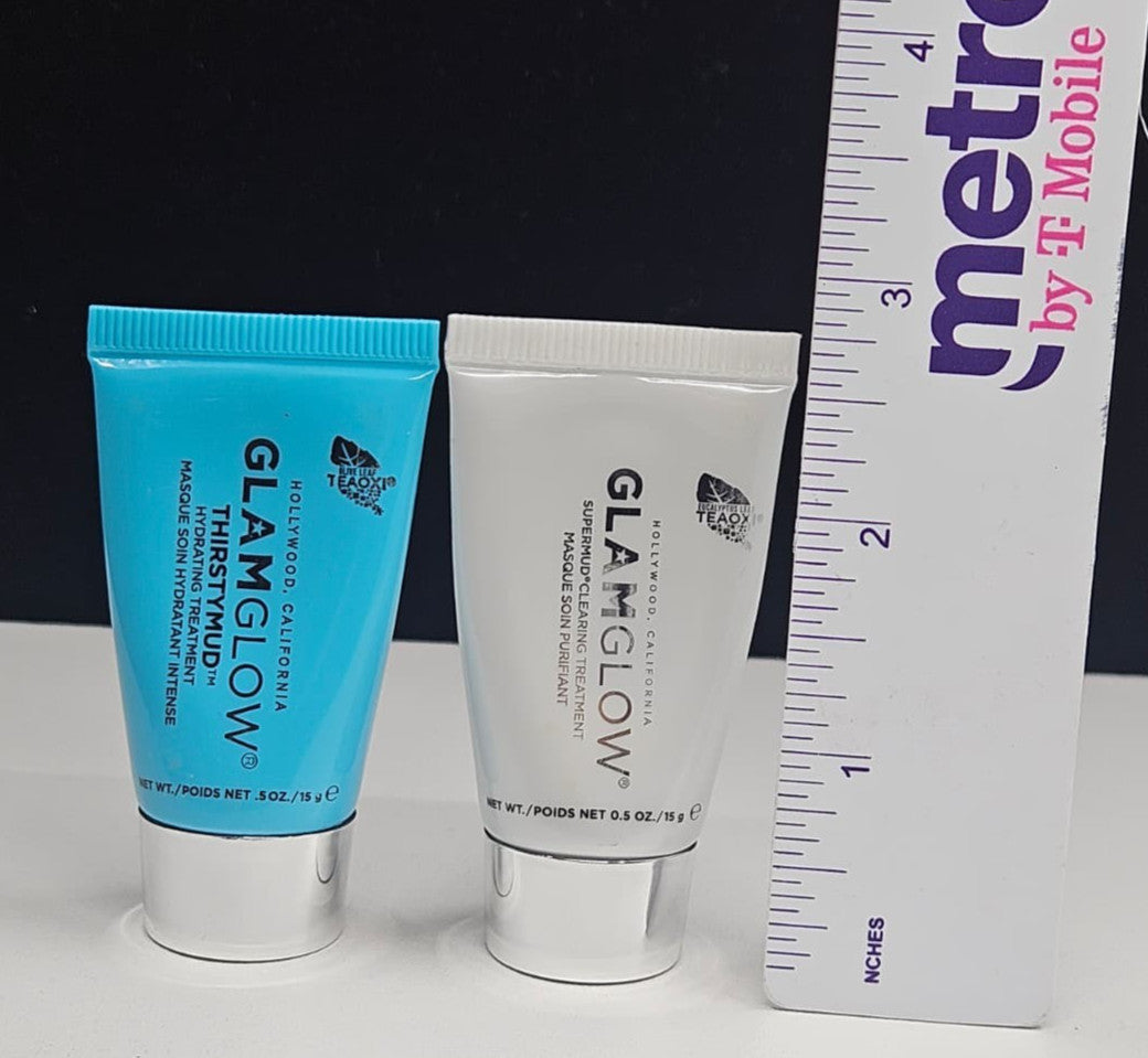 Supermud Clearing & Thirstymud Hydrating Face Treatment 0.5 oz