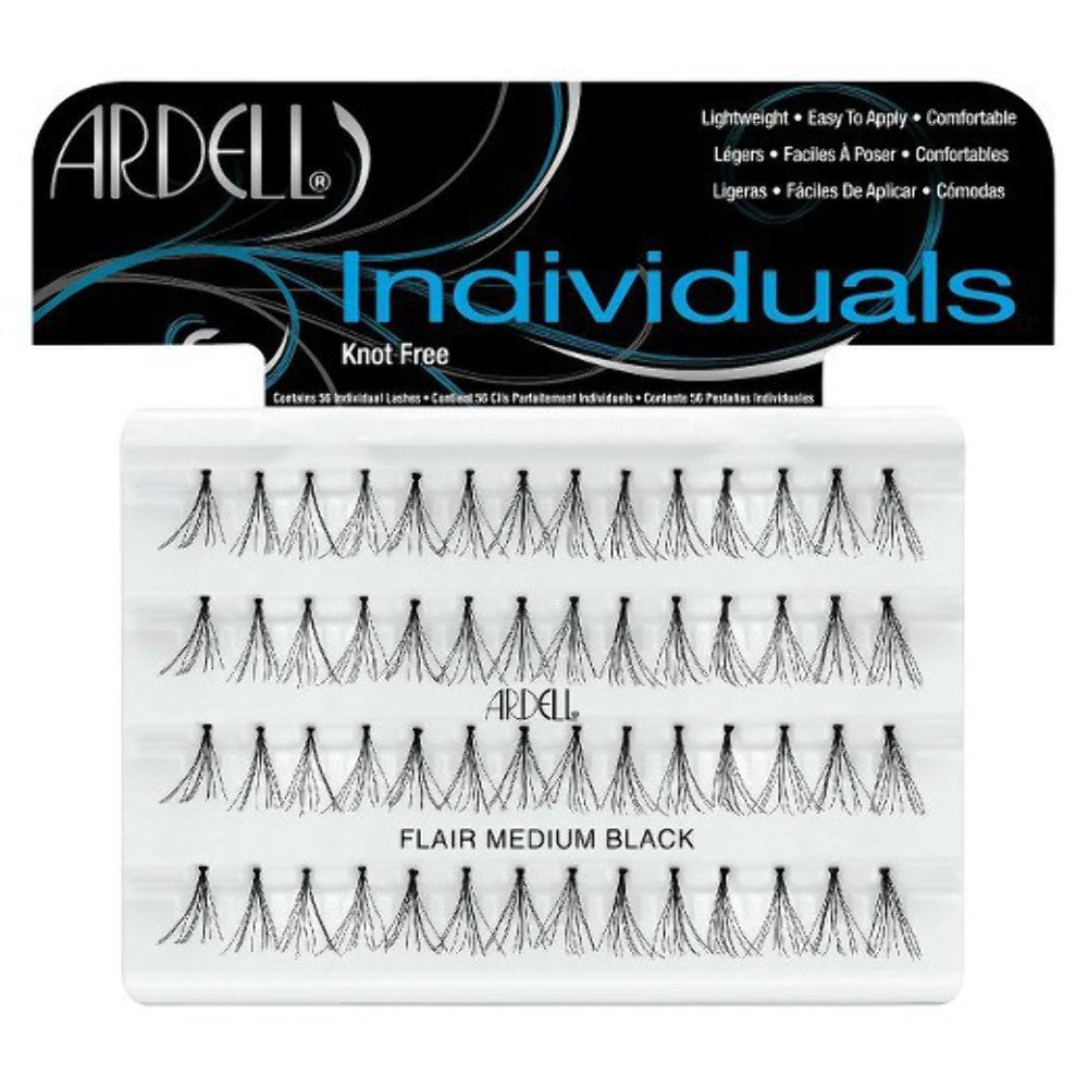 Individual Flare Medium Black False Eyelashes - Ardell Duralash