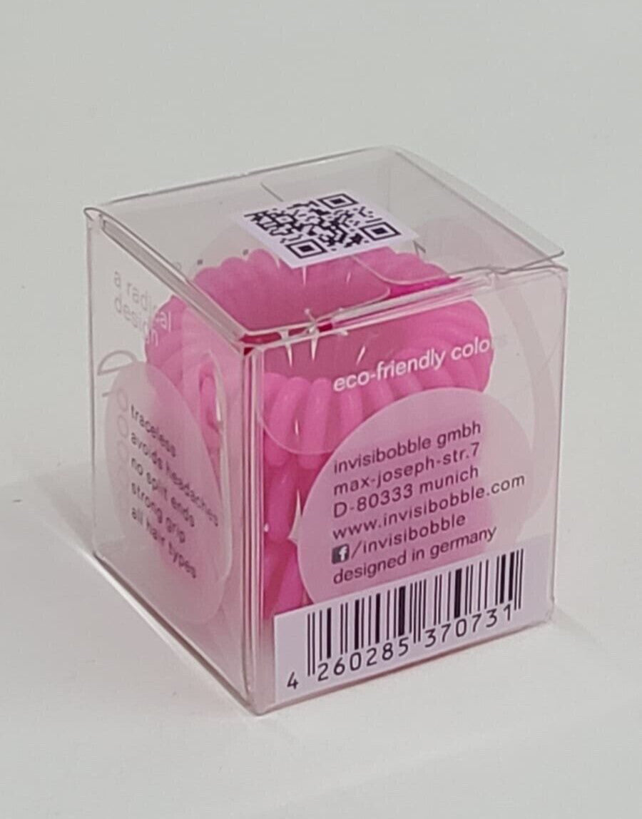 Invisi Bobble The Traceless Hair Ring Box 24 Candy Pink