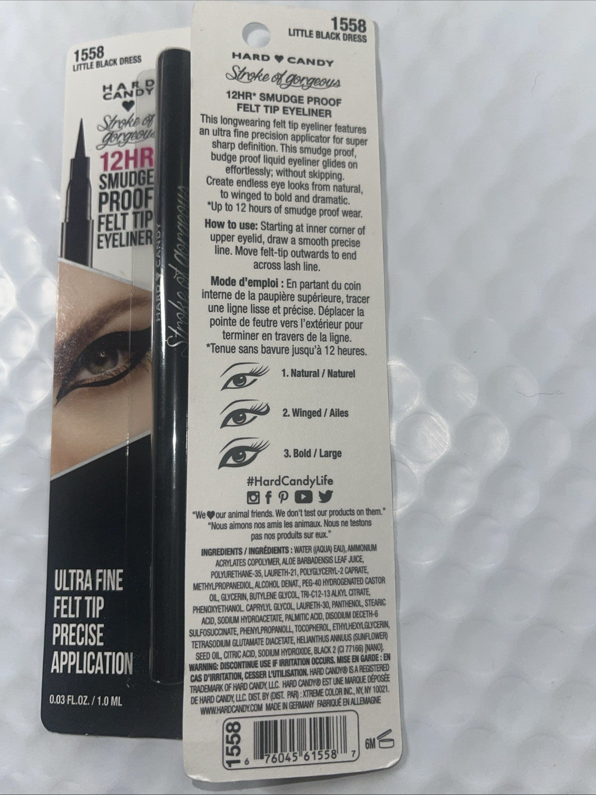 Gorgeous Waterproof Eyeliner Pencil 1558 Little Black Dress – Lot of 2
