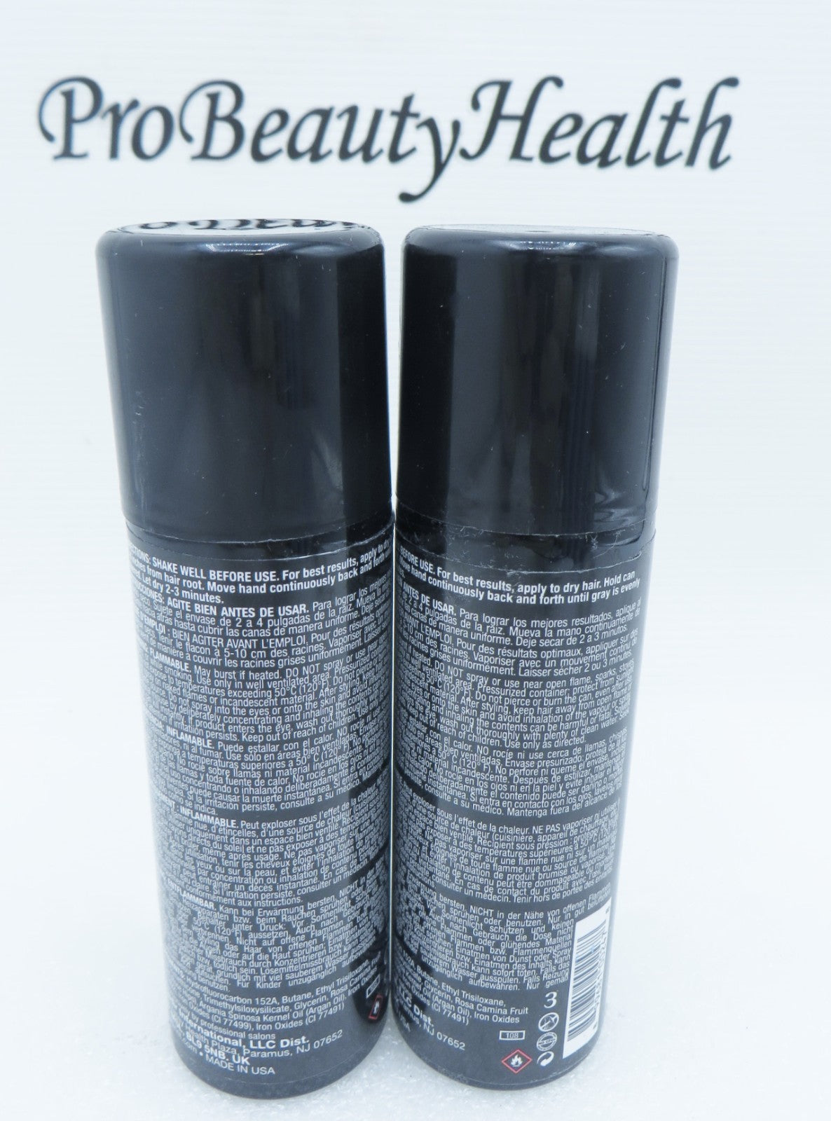 Root Concealer Spray for Gray Coverage - Dark Brown, 2 oz, 2 Bottles