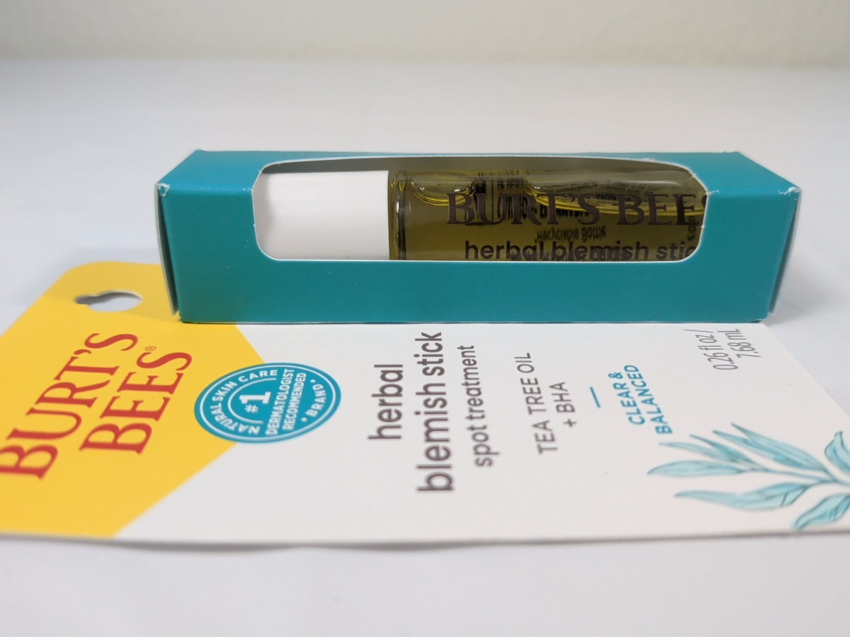 Burt's Bees Tea Tree Oil & BHA Acne Spot Treatment Stick - Natural Clear Skin