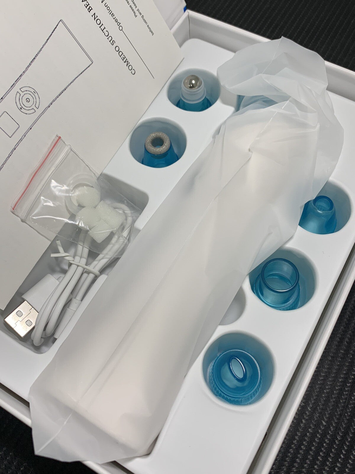 Electric Blackhead Vacuum Remover Tool for Pore Extraction Facial Skin Care