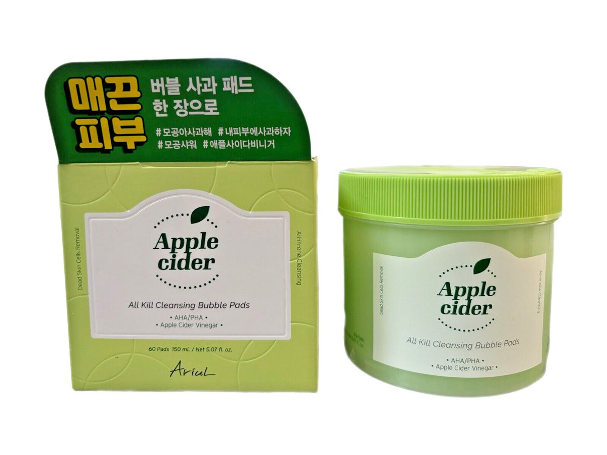 Ariul Cider Cleansing Pads with AHA/PHA - 60 All-in-One Facial Wipes