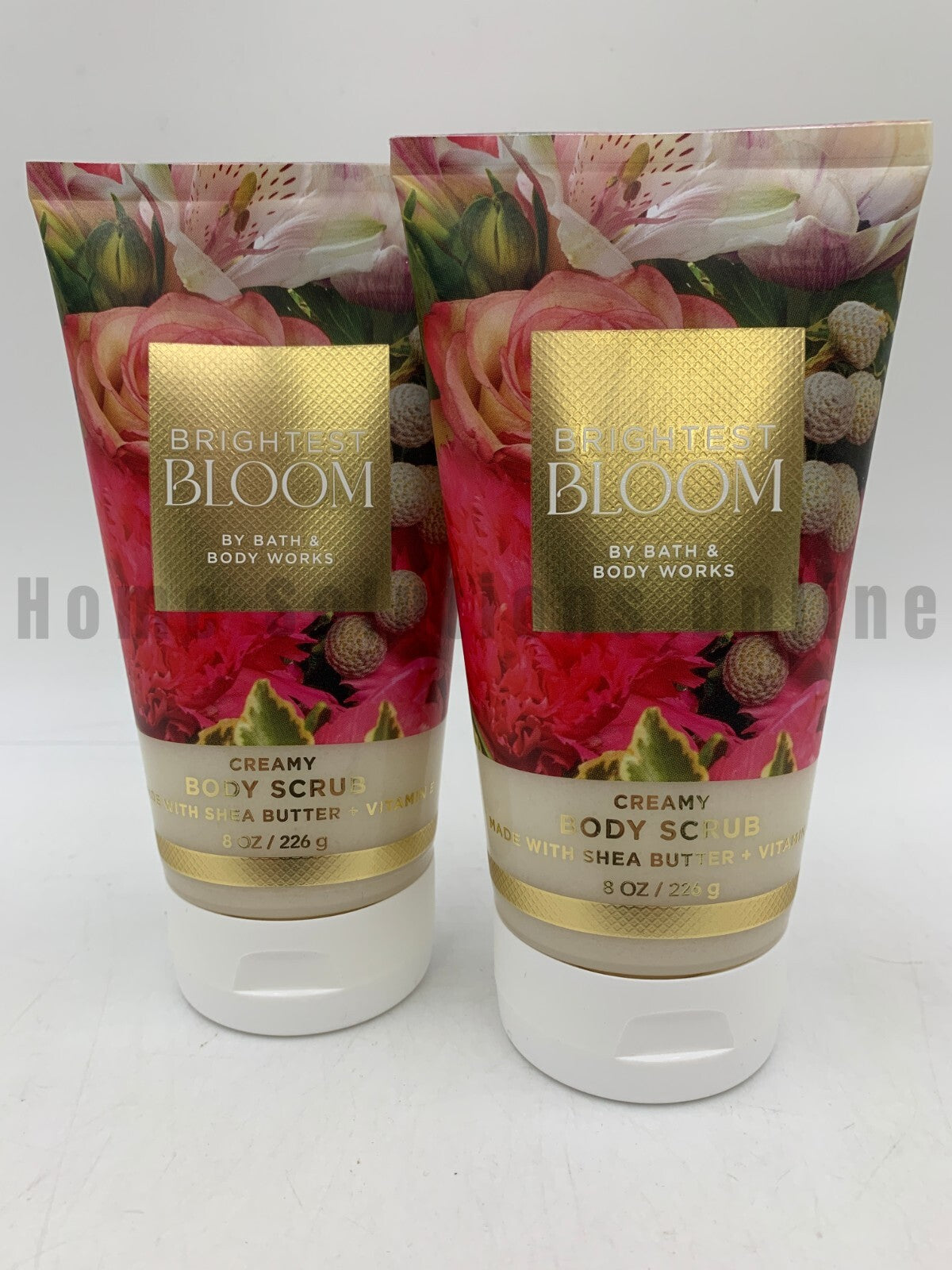 Bath & Body Works Brightest Bloom Shea Butter Creamy Scrub 8 oz S/2