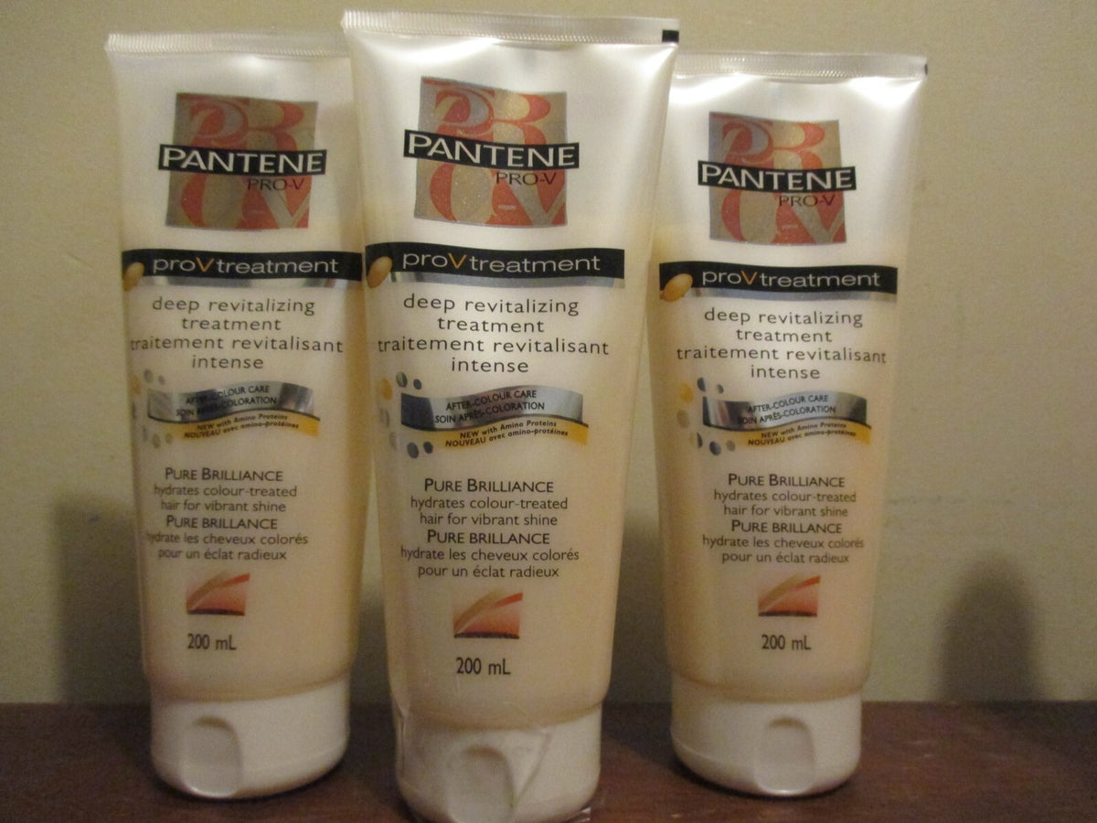 Pantene Deep Revitalizing Hair Treatment Set - Vibrant Shine 3 x 200ml