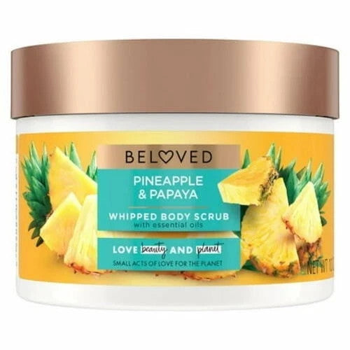Beloved Whipped Body Scrub Pineapple Papaya, 10 oz
