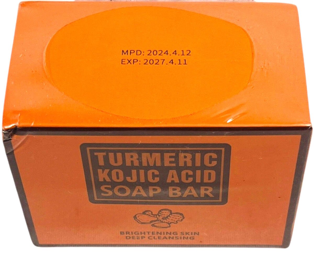 Turmeric Kojic Acid Face Soap 200g Brightening Deep Cleansing Bar